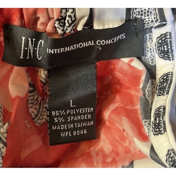 INC WOMEN TOP Size L Multi Color Sleeveless - Picture 6 of 13